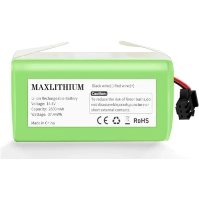 Immagine di 14.4V 2600mAh Li ion Batteria di Ricambio per IKOHS Netbot S14 S15, Lefant T700, Proscenic 850T, Deebot N79S N79, Eufy RoboVac 11 11S 12 15C Max 15T 30 30C 35C, Conga Excellence 990 950 1090