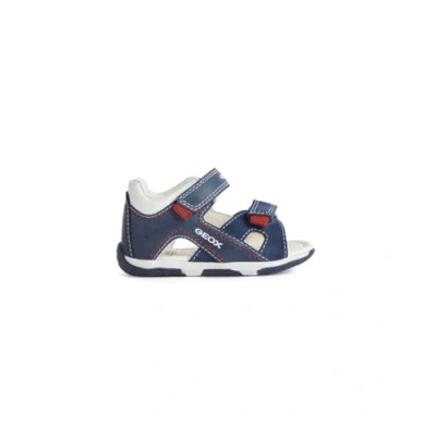 Immagine di Geox B Sandal Tapuz Boy A, Primi Passi Bimbo 0 24, Marrone/Blu (Caramel/Navy 5Gf4), 18 EU