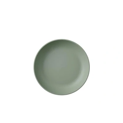 Immagine di Mepal Piatto Fondo Silueta Lavabile in lavastoviglie e microonde Piatti di plastica da Cena Servizio 21 cm Nordic Sage