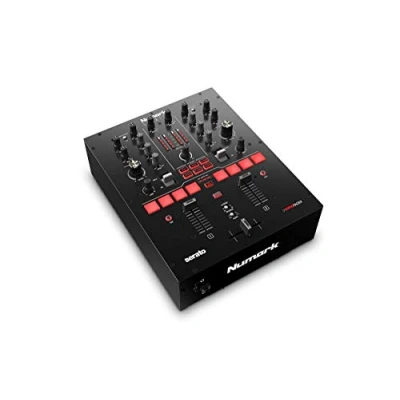 Immagine di Numark Scratch Mixer a 2 Canali per DJ + Serato Pro, Crossfader Innofader, Licenza DVS, 6 Selettori Effetti, Pad Performance