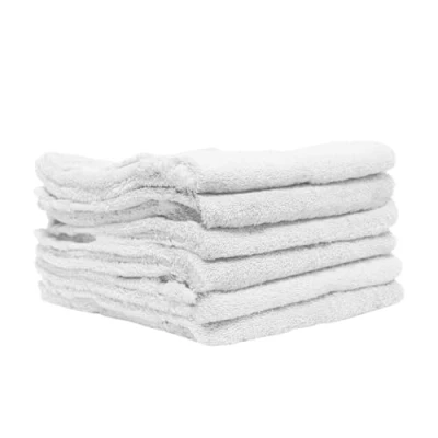 Immagine di Douceur d&#039;Intérieur Set di 6 asciugamani da bagno, 50 x 90 cm, 100% cotone, tenerezza bianco