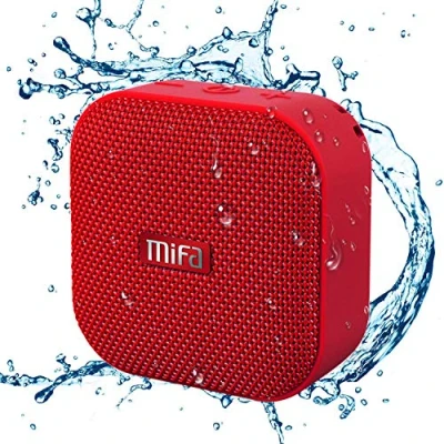 Immagine di MIFA A1 Mini Altoparlante Portatile Bluetooth Tecnologia True Wireless Stereo e DSP, IP56 Impermeabile, Scheda Micro SD, Cavo Audio 3,5 mm Microfono Incorporato, Rosso