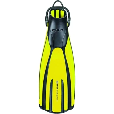 Immagine di Mares Pinne con Tracolla, unisex, modello Avanti Quattro +, 410003 SAR RYL, giallo, M