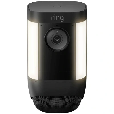 Immagine di ring Spotlight Cam Pro Wired Black 8SC1S9 BEU3 WLAN IP Videocamera di sorveglianza 1920 x 1080 Pixel