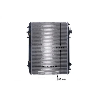 Immagine di MAHLE ORIGINAL CR 1692 000S Radiatore motore 635 450 32 Alette di raffreddamento saldate FORD: Ranger Mk2