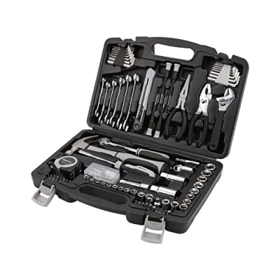 Immagine di Amazon Basics Set di utensili per manutenzione comune, confezione da 131 pezzi