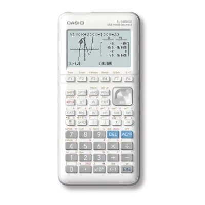 Immagine di Casio FX 9860GIII Calcolatrice grafica Nero, Argento Display (cifre): 21 A batteria (L x P) 91.5 21.2 184 mm