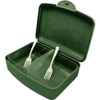 Immagine di NERTHUS FIH 1350 Lunchbox per bambini calcio, leggera e facile da pulire con 2 divisori forchetta