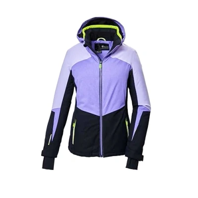 Immagine di killtec Donna Giacca da sci/giacca funzionale con cappuccio e paraneve chiusura a cerniera KSW 66 WMN SKI JCKT, lavendel, 38, 41952 000