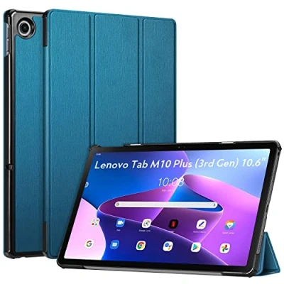 Immagine di FINTIE Custodia Cover per Lenovo Tab M10 Plus (3a Gen) 10.6&quot; 2022 TB125/TB128, Sottile Leggera Case Protettiva con Auto Sonno/Sveglia Gen 3 Tablet, Teal