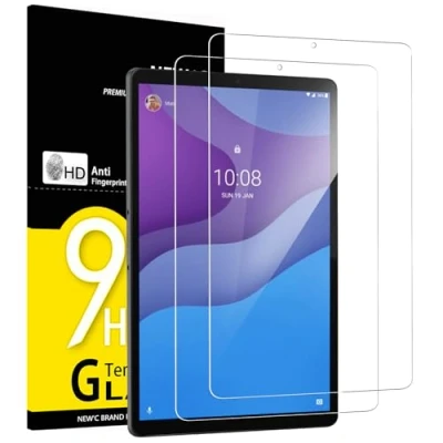 Immagine di NEW&#039;C 2 Pezzi, Pellicola Prottetiva per Lenovo Tab M10 HD (2ª Generazione) 10,1 Pollici TB X306F/ X306X, Vetro Temperato, Senza Bolle, Durezza 9H, 0,33mm Ultra Trasparente, Resistente