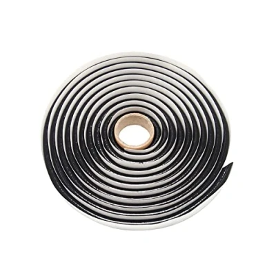 Immagine di QWORK® Nastro di Butile, 9.5 Mm Diametro X 4 M, Per Parabrezza Porte E Finestre Fari Camion Automobilistici, 1 Pezzo