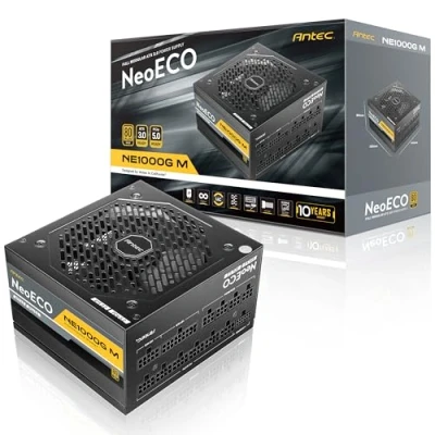 Immagine di Antec Neo ECO Modular NE1000G M ATX3.0 EC alimentatore per computer 1000 W 20+4 pin ATX Nero
