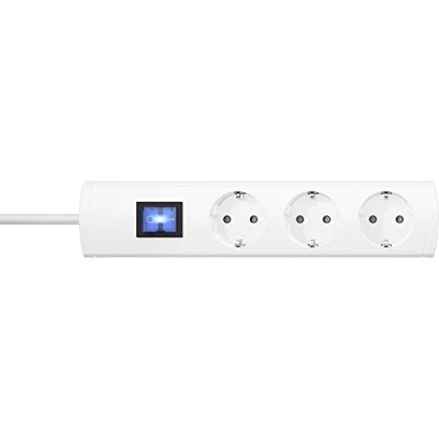 Immagine di Kopp 232702019 Multipresa con interruttore 3 scomparti Bianco Schuko 1 pz.