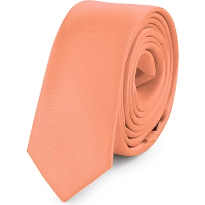 Immagine di Ladeheid Cravatta Uomo Cravatte Molti Colori Tra Cui Scegliere Regalo per Compleanno o Altre Occasioni SP 5 (150cm x 5cm, Salmone Chiaro)