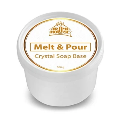 Immagine di Base per Sapone Sciogliere &amp; Versare 500g di Glicerina Trasparente Fatto a mano Bel Regalo
