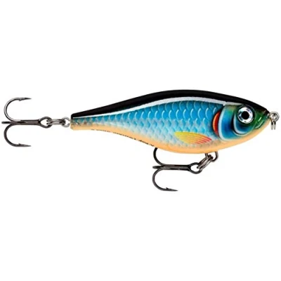 Immagine di Rapala Esca da Pesca Artificiale Spinning X Rap Twitchin’ Shad Finta di Simulazione Trasparente per in Mare Profondità Nuoto 0.3 à 0.6m 8cm/13g Prodotta Estonia Live Roach