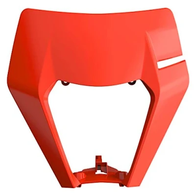 Immagine di POLISPORT 8666800006 Maschera restyling faro forte e durevole compatibile con le moto KTM a colori Arancia