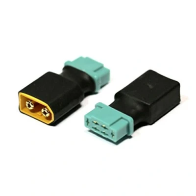 Immagine di VUNIVERSUM 1 adattatore Premium MPX 6P 6 pin maschio femmina su XT60 oro spina anti polarità per cavo batteria Lipo modello
