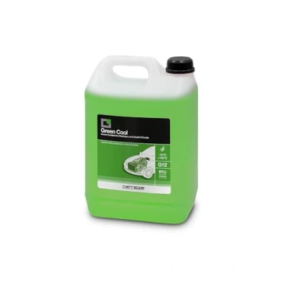 Immagine di ERRECOM Green Cool, Liquido Radiatore Verde 10C/+103C, antigelo G12 con Pacchetto inibitore a Base Organica Oat, Pronto all’Uso, 5 Litri
