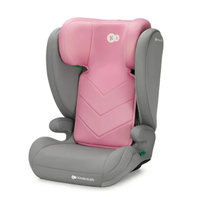 Immagine di Kinderkraft i SPARK Seggiolino auto, Size, Gruppo 2/3 100 150 cm, da 3,5 a 12 anni, 15 36 kg, leggero (4,5 kg), cintura di sicurezza 3 punti, Protezioni laterali, Rosa
