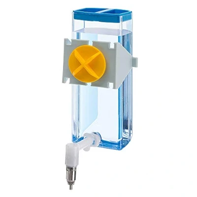 Immagine di Ferplast Beverino per porcellini d&#039;india e ratti SIPPY 4674 MEDIUM, 300 cc, Sistema di fissaggio su rete metallica o superfici lisce, Beccuccio in acciaio inossidabile 9,5 x 8 h 20 cm 0,3 L