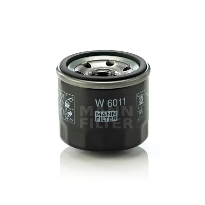 Immagine di MANN FILTER W 6011 Filtro olio M 20 X 1.5 con una valvola blocco arretramento ad avvitamento SMART: Fortwo II Coupe, Cabrio