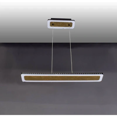 Immagine di ECO Light SOLARIS 9052 S GO Lampada LED a sospensione 45 W Oro, Nero