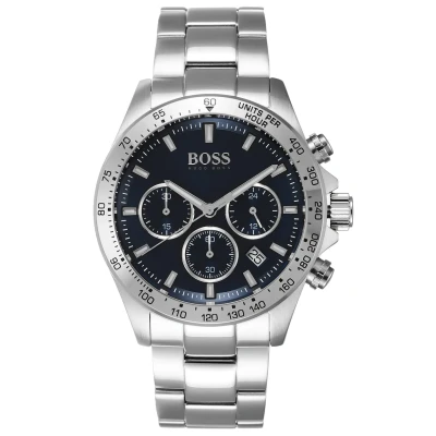Immagine di BOSS Cronografo silvercoloured/metallic blue, Uomo, Taglia: One Size, Silver coloured/metallic blue