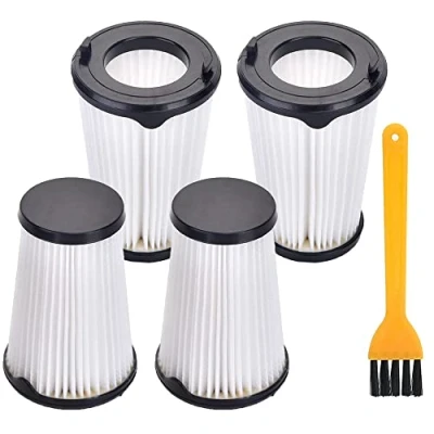Immagine di 4 Pezzi Filtri per Aspirapolvere Ergorapido AEG CX7 2/ Electrolux ​Ergorapido Filtro di Ricambio, Confezione da Ricambio gli Aspirapolvere, Lavabile e Riutilizzabile, con Spazzola