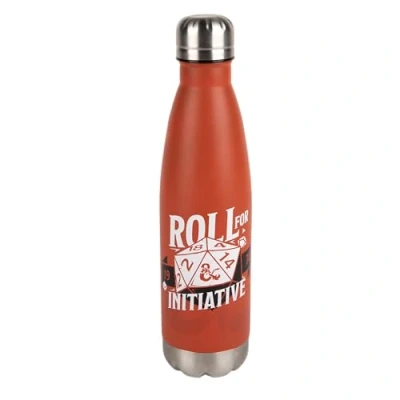 Immagine di Konix Dungeons &amp; Dragons Botella térmica Acero inoxidable 500 ml Motivo &quot;¡Roll for Initiative!&quot; Rojo