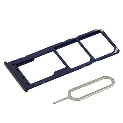 Immagine di MMOBIEL Doppio Vassoio Carta SIM Compatibile con Samsung Galaxy A10 2019 Porta Scheda Incl il pin della Blu