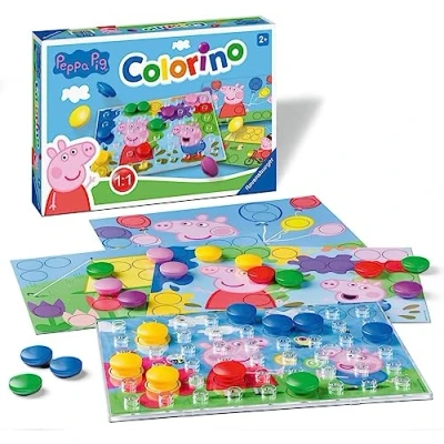 Immagine di Ravensburger Colorino Peppa Pig, Il Mio Primo Gioco dei Colori, Educativo e Creativo, Idea Regalo per Bambini Bambine 2+ Anni
