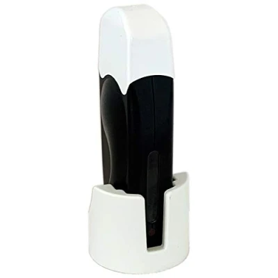 Immagine di EpilWax Riscaldamento Cera per 100 ml Roll On con Base Dispositivo Scaldacera Cartucce di Ricarica (Singolo base, Nero)