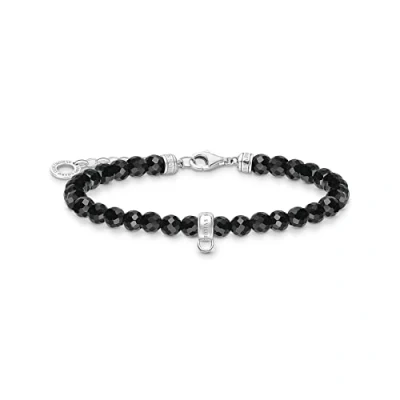 Immagine di Thomas Sabo Bracciale da donna in Argento 925 onice 32023674, 16 19 cm, sterling, Nessuna pietra preziosa
