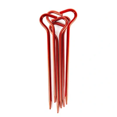 Immagine di Tatonka Picchetti per tenda Tent Peg Basic, 19 cm, 6 pezzi, in alluminio, confezione da colore: rosso
