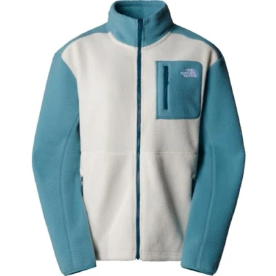 Immagine di The North Face Yumiori FULL ZIP Giacca in pile, Donna, Taglia: Large, White dune algae blue m