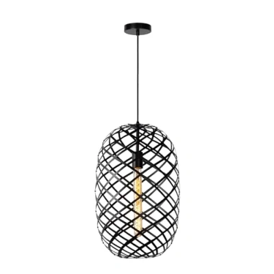 Immagine di Lucide Lampada sospensione Wolfram Ø 32 cm, nero