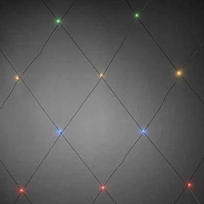 Immagine di Konstsmide Rete luminosa esterno 24 V 32 LED (monocolore) Multicolore