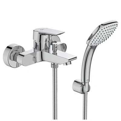 Immagine di Ideal Standard A6547AA Ceramix Miscelatore monocomando per esterno vasca/doccia, con accessori, cromo