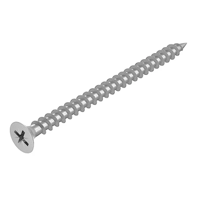 Immagine di SECCARO viti per truciolato 5 x 80 mm, in acciaio inox V2A VA A2, legno con filettatura completa, Phillips a croce/PZ, 100 pezzi