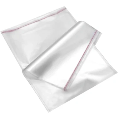 Immagine di MGE 100 Sacchetti in Plastica Trasparente 25x25 cm, Buste Trasparenti Cellophane Richiudibili con Chiusura Ideali per Regalo, Caramelle, Biscotto