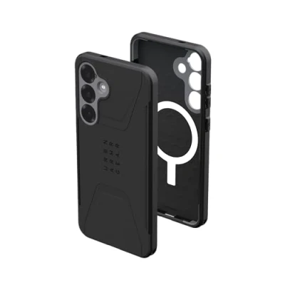 Immagine di URBAN ARMOR GEAR Civilian Case Samsung Galaxy S25 Plus Custodia (&quot;Designed for Samsung&quot;, Ricarica wireless compatibile, Resistente alle cadute) nero