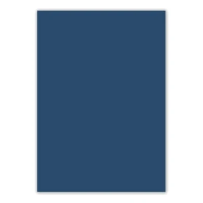 Immagine di FarbenFroh Foglio di cartoncino in formato DIN A5, 240 g/m² , colori vivaci 50 Bogen 17 blu scuro