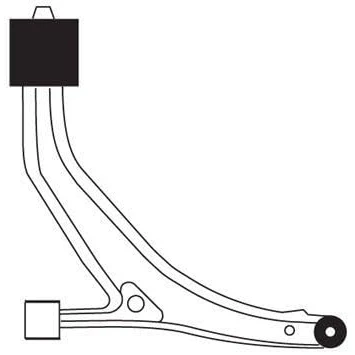 Immagine di FRAP F3332 Braccio oscillante, Sospensione ruota CHRYSLER: VOYAGER 4