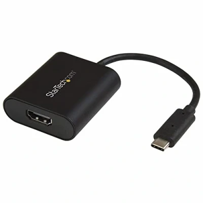 Immagine di StarTech.com Adattatore USB C a HDMI con Switch di Modalità Presentazione 4k 60Hz Tipo (CDP2HD4K60SA)