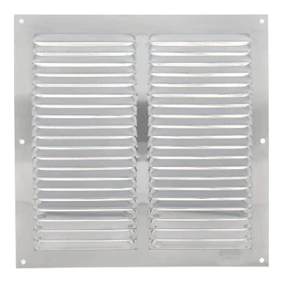 Immagine di Amig Griglia Quadrata in Alluminio con Zanzariera Griglie di Ventilazione per Presa d&#039;Aria Ideale Soffitto Cucina e Bagno Dimensioni 250 x mm Colore Argento