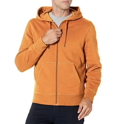 Immagine di Amazon Essentials Felpa con Cappuccio e Cerniera Integrale in Pile (Disponibile nelle Taglie Big &amp; Tall) Uomo, Noce Moscata, XL