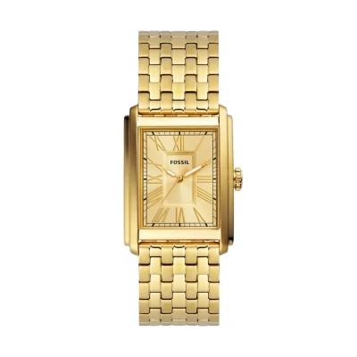 Immagine di Fossil Analog Quarz Orologio goldcoloured, Uomo, Taglia: One Size, Gold coloured