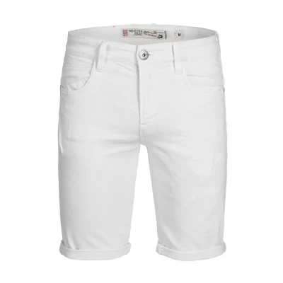 Immagine di Indicode Jeans CUBA Caden Shorts di jeans, Uomo, Taglia: Small, Offwhite
